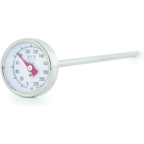  BIOS Dial Fahrenheit Thermometer, 1, Gray