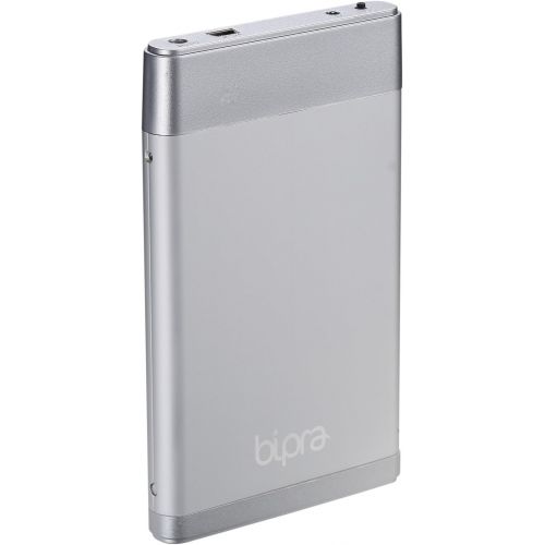  BIPRA 100Gb 100 Gb 2.5 Inch External Pocket Size Usb 2.0 Inc. One Touch Back Up Software - Silver - Ntfs