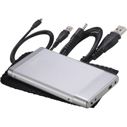  BIPRA 100Gb 100 Gb 2.5 Inch External Pocket Size Usb 2.0 Inc. One Touch Back Up Software - Silver - Ntfs
