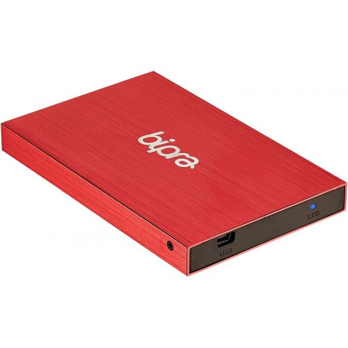  BIPRA 80Gb 80 Gb 2.5 Inch External Hard Drive Portable USB 2.0 - Red - Ntfs (80Gb)