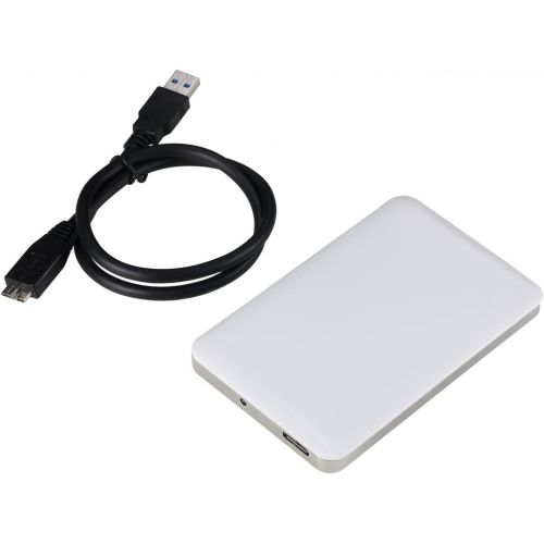  Bipra U3 2.5 inch USB 3.0 NTFS Portable External Hard Drive - White (250GB)