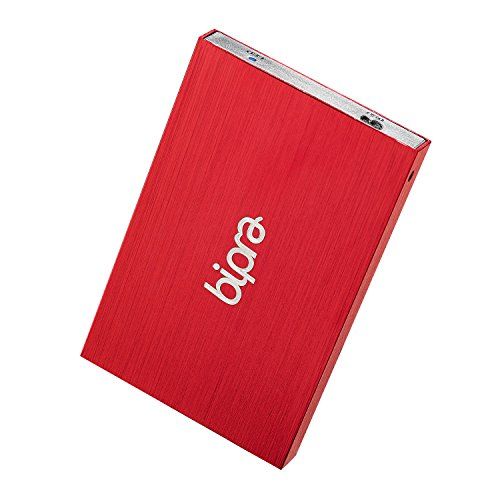  Bipra B:Drive B3 500GB USB 3.0 2.5 inch Mac Edition Portable External Hard Drive - Red - Mac OS Extended (Journaled)