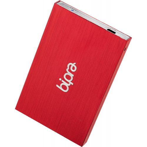  Bipra 320Gb 320 Gb 2.5 Inch External Hard Drive Portable Usb 2.0 - Red - Fat32