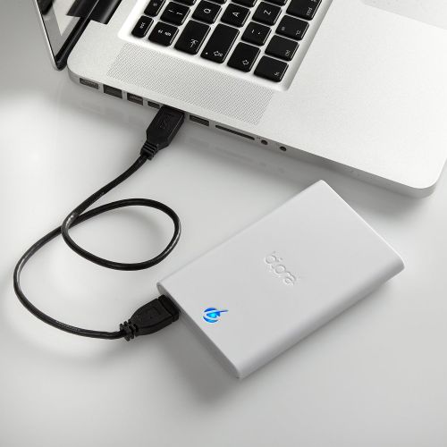  Bipra S3 2.5 inch USB 3.0 FAT32 Portable External Hard Drive - White (120GB)