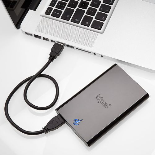  Bipra S3 2.5 inch USB 3.0 Mac Edition Portable External Hard Drive - Black (1TB 1000GB)
