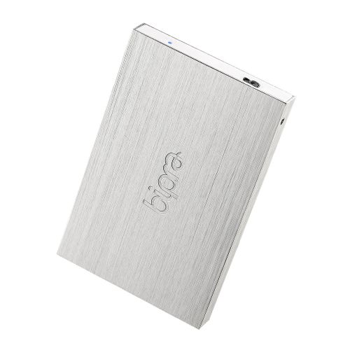  BIPRA Bipra 1TB 1000GB USB 3.0 2.5 inch Mac Edition Portable External Hard Drive -Silver - Mac OS Extended (Journaled)