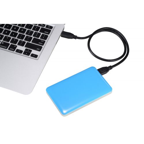  BIPRA Bipra U3 2.5 inch USB 3.0 NTFS Portable External Hard Drive - Blue (1 TB)