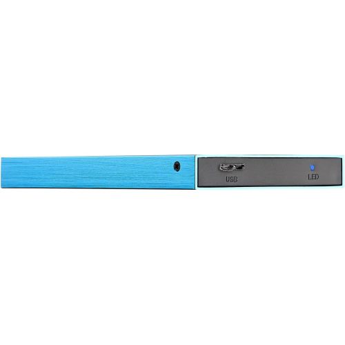  BIPRA Bipra 1TB 1000 GB USB 3.0 2.5 inch FAT32 Portable External Hard Drive - Blue