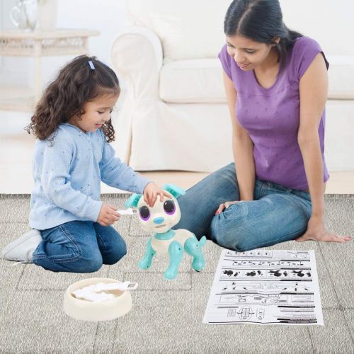  [아마존베스트]BIRANCO. RC Dog, Electronic Pets - Remote Control, Gesture Control, STEM Programmable Actions, Walk and Bark, Fun Puppy Toys for Boys and Girls, Ages 3 and Up (White)