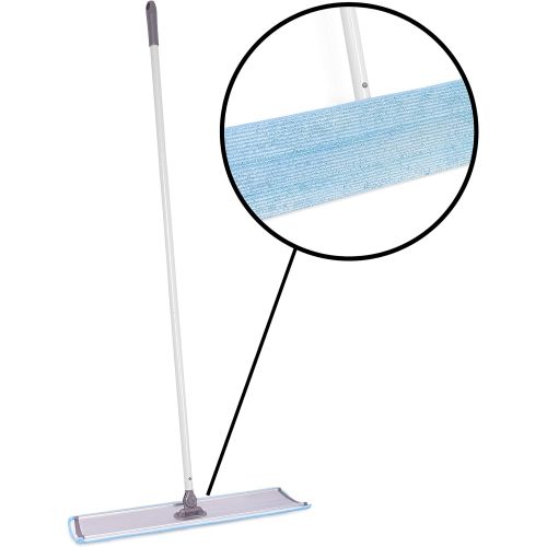  BIRDROCK HOME 23 Microfiber Dry Mop for Floor Dust Cleaning Sweeper - Rejuvenate Restorer Mops - Heavy Duty Home Set - Hardwood Tile Laminate Cleaner - Washable Removable