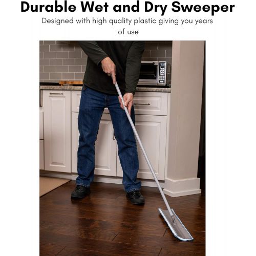  BIRDROCK HOME 23 Microfiber Dry Mop for Floor Dust Cleaning Sweeper - Rejuvenate Restorer Mops - Heavy Duty Home Set - Hardwood Tile Laminate Cleaner - Washable Removable
