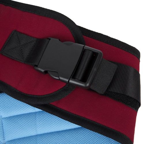  BISOZER-Baby BISOZER Baby Hip Seat Carrier with mesh Pocket, Infant Toddler Waist Stool and Hip Holder Belt, Convenient for Front Seat Men and Women (Wine Red)