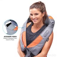 BIVI Shiatsu Neck & Shoulder Massager with Heat - Orange