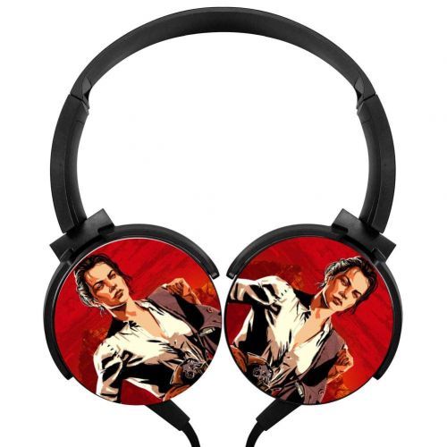  BIboy21 Red-Dead Redem-ption 2 Abigail Rob Headphones Noise Cancelling Lightweight Adjustable Headsets for Kids Men Women