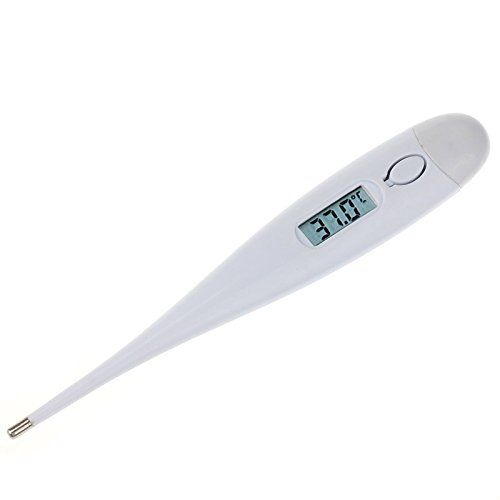  BJJH Achsel Thermometer, Digitales Fieberthermometer Medizinisches Fieberthermometer mit Fieberalarm, digital, wasserdicht, Baby-Thermometer (Fieber-Thermometer) (Weiss)