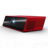 BK Home Projector HD Portable Home Office Business Teaching WiFi Wireless Home Theater Giant Screen Projector Projectors (Color : Red, Size : 21.211.35.4cm)