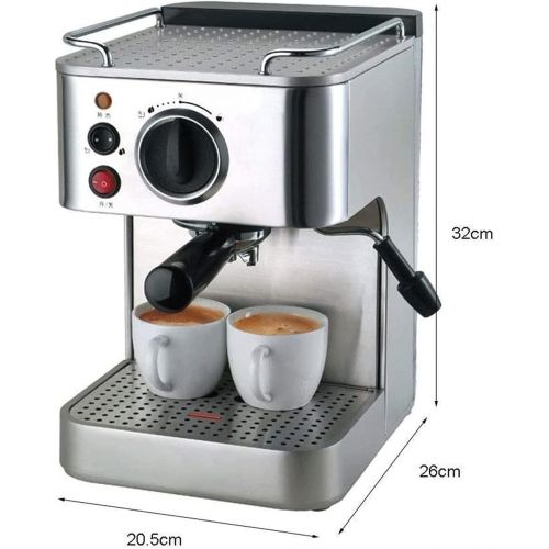  BKWJ 1.6L Semi-Automatic Espresso Machines, Milk Froth Self-Cooking Coffee Machine, Suitable For Home, Business, Party For Coffee, 920W, 19Bar