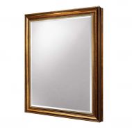 BL mirror French Retro Rectangular Wall Mirror with 5mm HD Quality Mirror European Antique Style (600mm X 800mm)