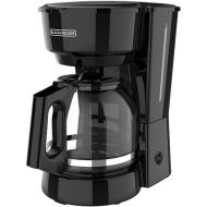 BLACK+DECKER CM0915BKD 12-Cup Coffee Maker with Easy On/Off Switch, Easy Pour, Non-Drip Carafe with Removable Filter Basket, Black