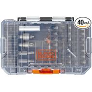 BLACK+DECKER BLACK + DECKER Screwdriver Bit Set, 40-Piece (BDAST40SETFF)