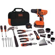 BLACK+DECKER 20V Max Drill & Home Tool Kit, 68 Piece (LDX120PK)