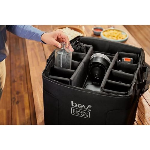  BLACK+DECKER bev by BLACK+DECKER Cocktail Maker Storage Bag with Padded Shoulder Strap (BCSB101)