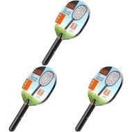 BLACK+DECKER Bug Zapper Fly Swatter Electric for Mosquitoes Indoor Outdoor- Harmless-to-Humans Battery Operated - Handheld Bug Zapper Racket (Pack of 3)