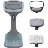 BLACK+DECKER 1400W Advanced Handheld Steamer, 3 Attachments, Gray/Blue, HGS200