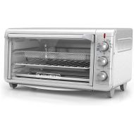 BLACK+DECKER 8-Slice Crisp 'N Bake Air Fry Toaster Oven, TO3265XSSD, 5 Cooking Functions, 60 Minute Timer, Stainless Steel