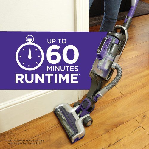  BLACK+DECKER HCUA525JP Lithium 2-in-1 Powerseries Pro 20V Lith 2-In-1 Pet Vacuum 2 n 1 Cordless, Purple