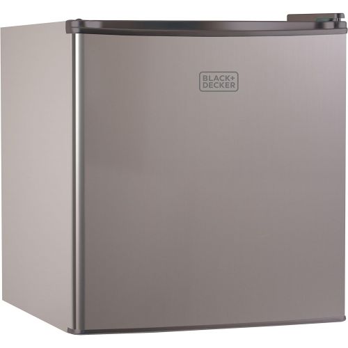  BLACK+DECKER BCRK17V Compact Refrigerator Energy Star Single Door Mini Fridge with Freezer, 1.7 Cubic Ft., VCM