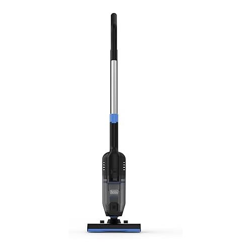  BLACK+DECKER Powerseries Lite Corded 3 in 1 Stick Vacuum, Upright to Hand-Vac Multi Surface, HEPA Filtration, Powerful 12k Pa, Ideal for Hard Floor, Low Carpet, Pet Hair Home & Office use, Black