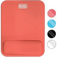 BLACK+DECKER Ergonomic Mouse Pad Wrist Support - Comfortable Mouse Pad Wrist Rest - Wrist Relief Gel Mousepad - Non-Slip Base Aesthetic Mousepad for Gaming, Home, Office - Perfect for Computer, Laptop