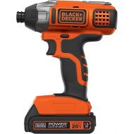 BLACK+DECKER 20V MAX* POWERCONNECT 1/4 in. Cordless Impact Driver Kit (BDCI20C)