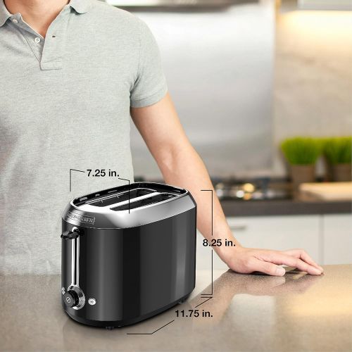  BLACK+DECKER TR1300BD Toaster, Small, Black