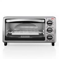 BLACK+DECKER TO1313SBD 4-Slice Toaster Oven, Black