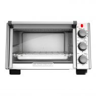 BLACK+DECKER 6-Slice Convection Countertop Toaster Oven, Stainless SteelBlack, TO2050S