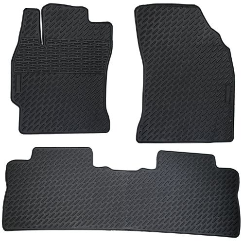  BLACK 2014-2015 Toyota Corolla Floor Mats 3-Piece Set, Heavy Duty All Weather Floor Mats