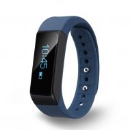 BLACK BOND I5 Plus Smart Wristband Passometer Sleep Monitor Health Fitness Tracker For IOS&Android (BLUE)