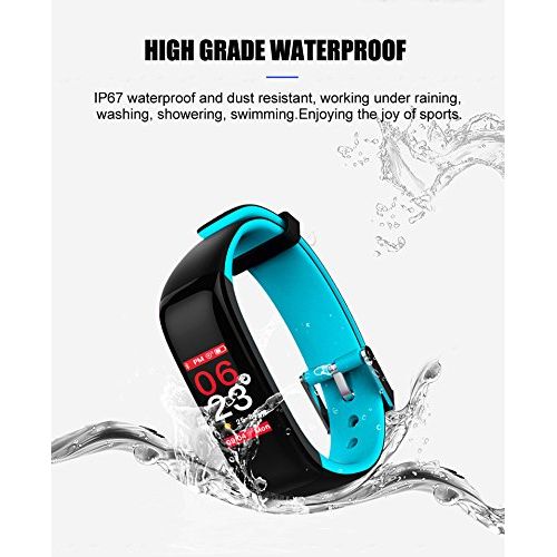  BLACK BOND Color Display P1 Plus Smart Bracelet Heart Rate Monitor Blood Pressure Smartwatch (GREEN)