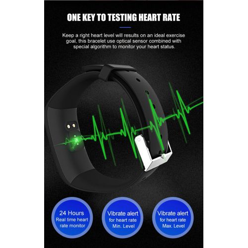  BLACK BOND Color Display P1 Plus Smart Bracelet Heart Rate Monitor Blood Pressure Smartwatch (GREEN)