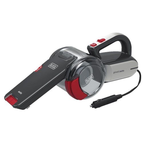  BLACK+DECKER 12V Car Pivot Handheld Vacuum, BDH1200PVAV