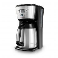BLACK+DECKER 12-Cup* Thermal Programmable Coffeemaker, Stainless Steel, CM2036S