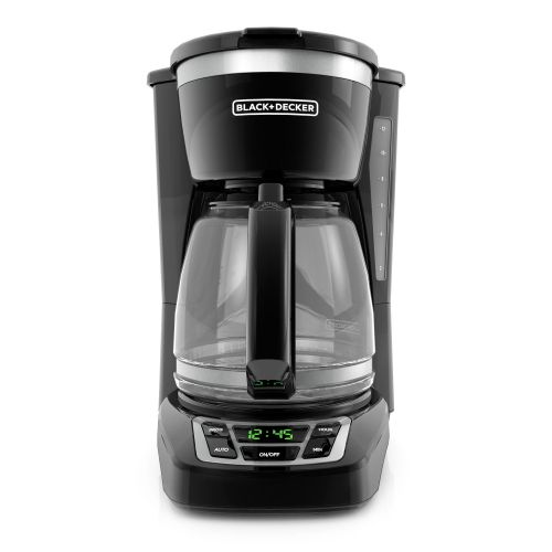  BLACK+DECKER 12-Cup* Programmable Coffee Maker, Black, CM1160B