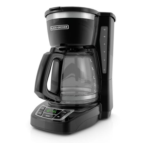  BLACK+DECKER 12-Cup* Programmable Coffee Maker, Black, CM1160B