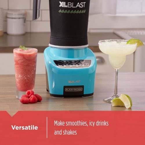  BLACK+DECKER XL Blast Drink Machine Blender, Light Blue, BL4000T