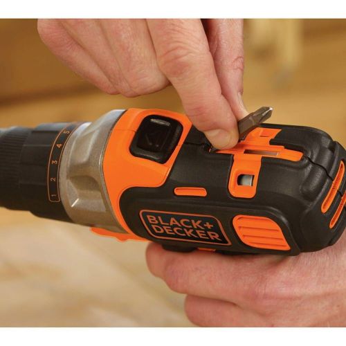  BLACK+DECKER 20-Volt MAX* Matrix Lithium Cordless Drill, BDCDMT120C