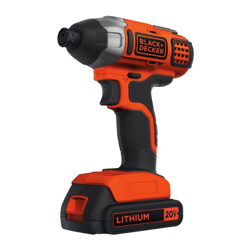  BLACK+DECKER 20-Volt MAX* Lithium-Ion Cordless Impact Driver, BDCI20C