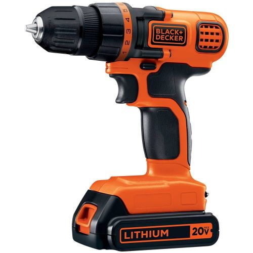  BLACK+DECKER 20-Volt MAX* Lithium-Ion Drill-Driver, LDX120C