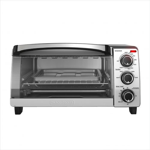  BLACK+DECKER Natural Convection Toaster Oven, Stainless Steel, TO1755SB